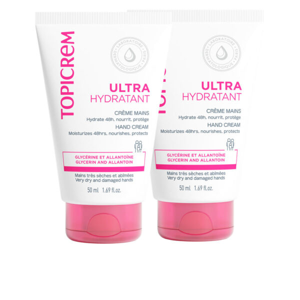 Topicrem UH ultra moisturizing hand cream pack 2 x 50 ml