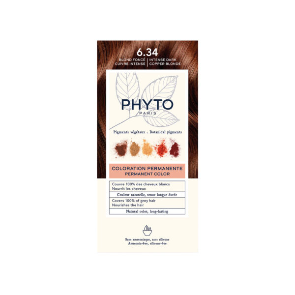 PHYTOCOLOR #6.34 Dark Copper Blonde 4 u