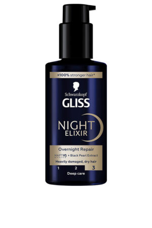 Schwarzkopf mass market GLISS NIGHT ELIXIR serum for damaged hair 100 ml