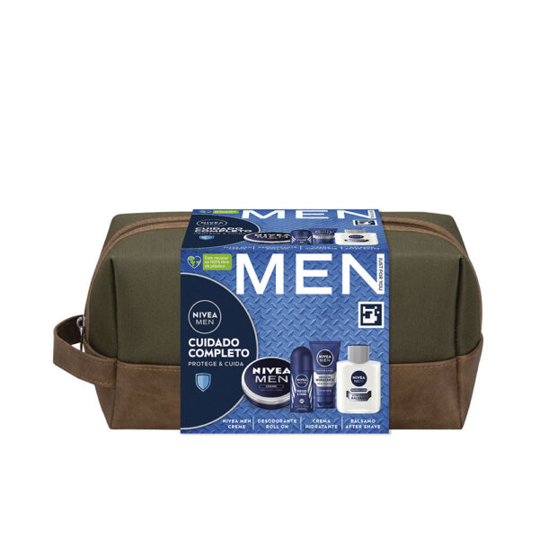 MEN'S COMPLETE CARE TOILETRY BAG CASE 5 pcs