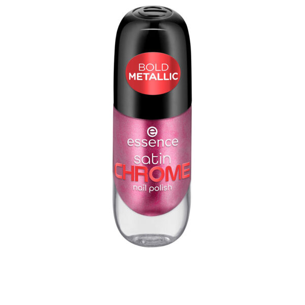 Essence SATIN CHROME nail polish #03-Meta Maroon 8 ml