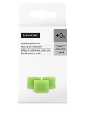 Suavinex NASAL ASPIRATOR REPLACEMENT disposable sponges 12 units