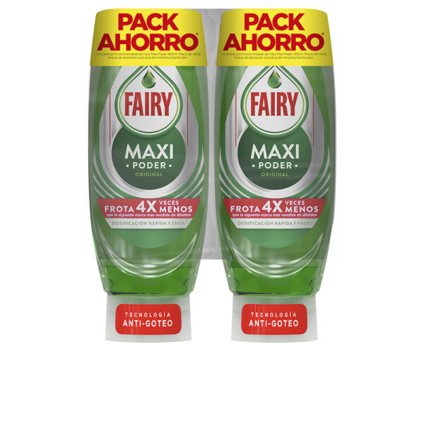 FAIRY MAXI POWER CONCENTRATED DISHWASHER SET 2 x 450 ml