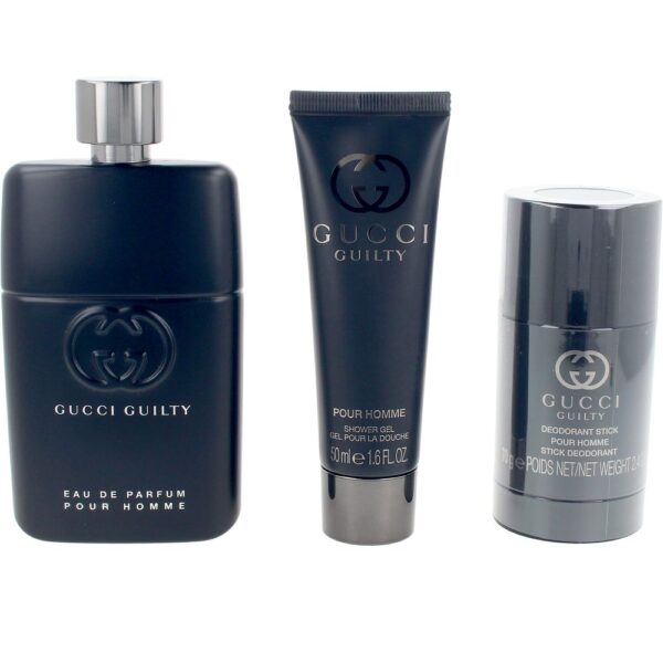 GUCCI GUILTY POUR HOMME CASE 3 pcs