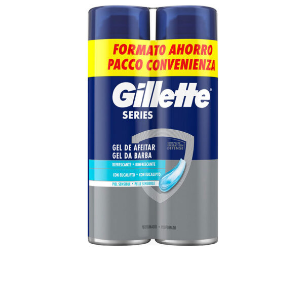 Gillette SERIES sensitive skin shaving gel 2 x 200 ml