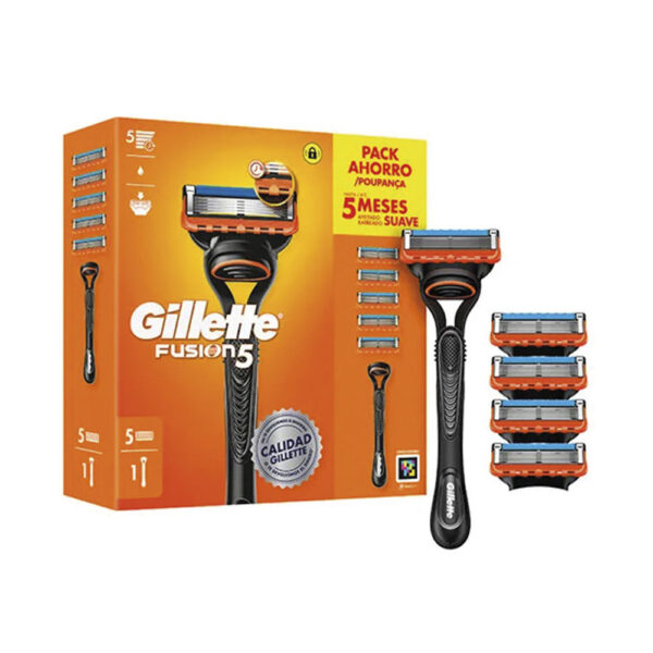 Gillette FUSION 5 machine + 5 spare parts