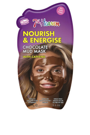 7th heaven NOURISH & ENERGISE chocolate mud mask with caffeine 15 gr