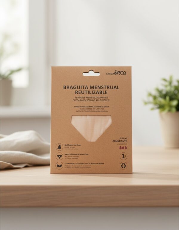 Inca MENSTRUAL PANTIES super absorption #nude size S 1 unit