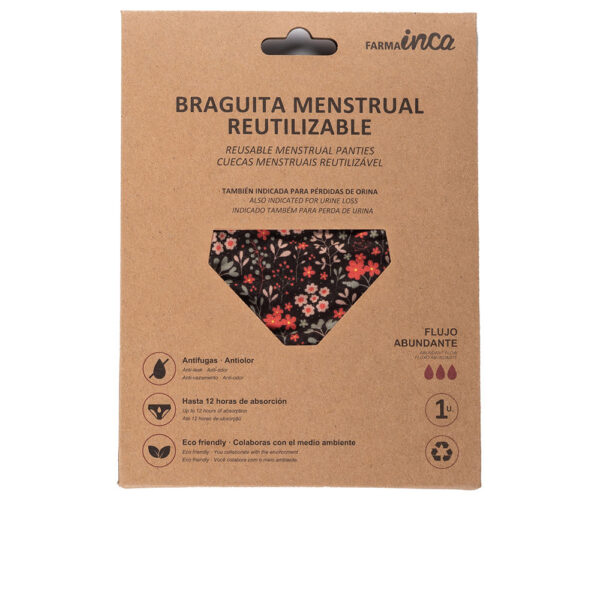Inca MENSTRUAL PANTIES super absorption #flowers size L 1 unit