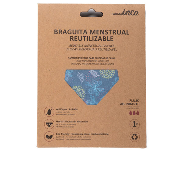 Inca MENSTRUAL PANTIES super absorption #blue size L 1 unit