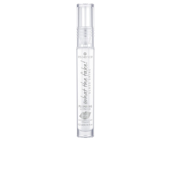 Essence WHAT THE FAKE! GLASS SHINE volumizing lip gloss #01-Oh So Glassy 4.2 ml