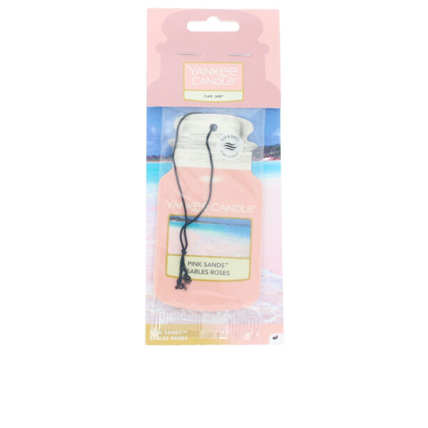 Yankee candle CAR JAR PAPER car air freshener #Pink Sands 1 unit