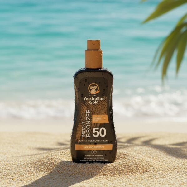 SUNSCREEN SPF50 spray gel with instant bronzer 237 ml