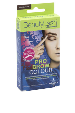 Refectocil BEAUTYLASH PRO BROW COLOUR eyebrow tint kit #Dark Brown 1 unit