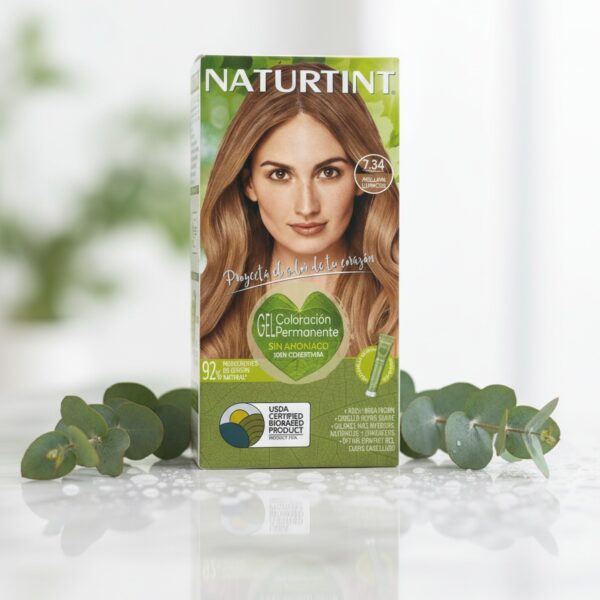 NATURTINT ammonia-free dye #7.34-Luminous Hazelnut 170 ml