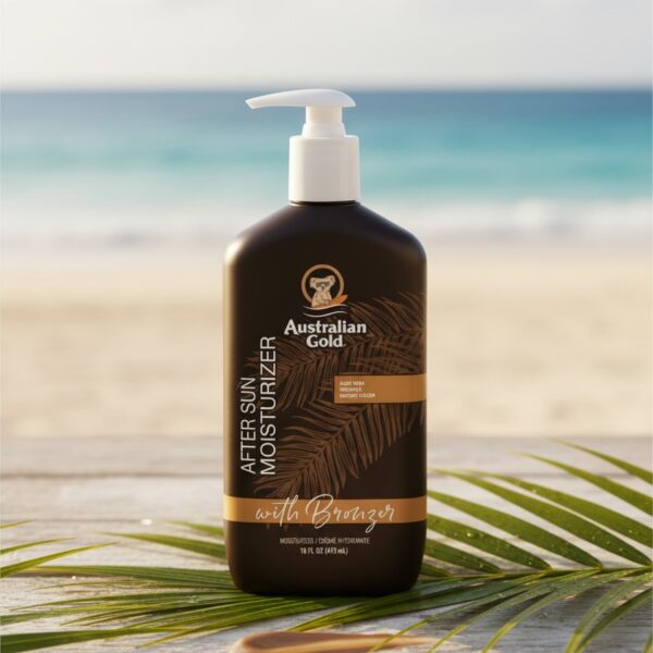 AFTER SUN MOISTURIZER body cream with bronzer 473 ml