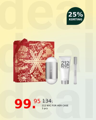 212 NYC FOR HER CASE 3 pcs