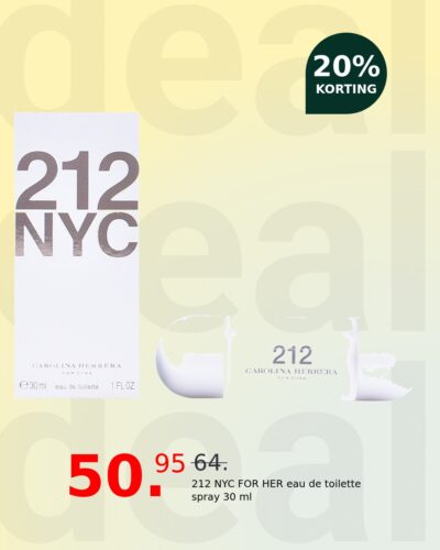212 NYC FOR HER eau de toilette spray 30 ml