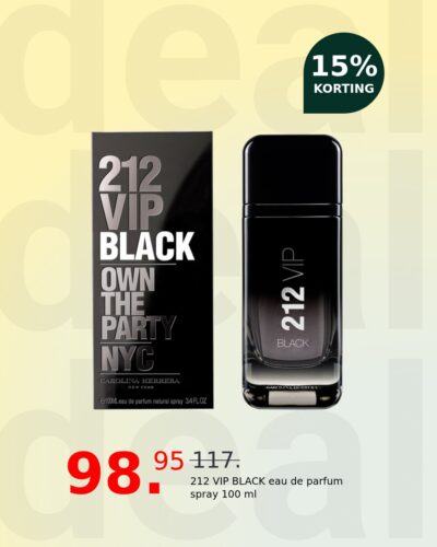 212 VIP BLACK eau de parfum spray 100 ml