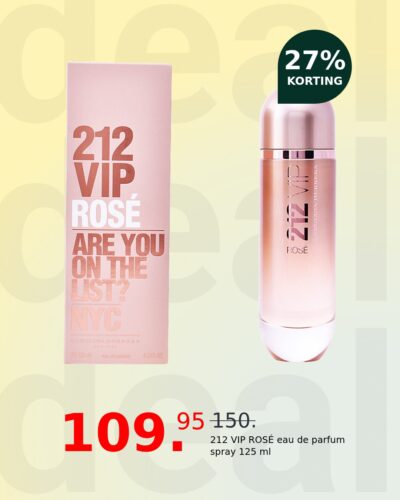212 VIP ROSÉ eau de parfum spray 125 ml