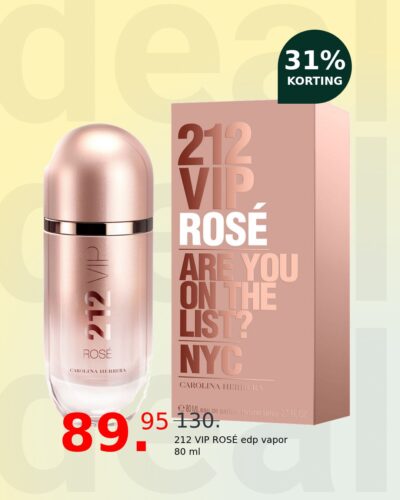 212 VIP ROSÉ edp vapor 80 ml
