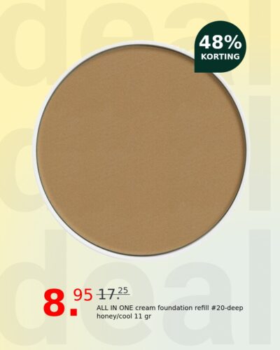 ALL IN ONE cream foundation refill #20-deep honey/cool 11 gr