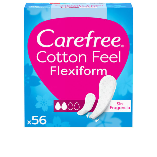 CAREFREE FLEXIFORM protective cotton unscented 56 u