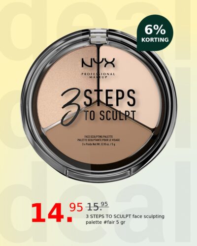 3 STEPS TO SCULPT face sculpting palette #fair 5 gr