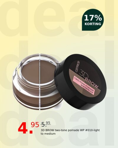 3D BROW two-tone pomade WP #010-light to medium