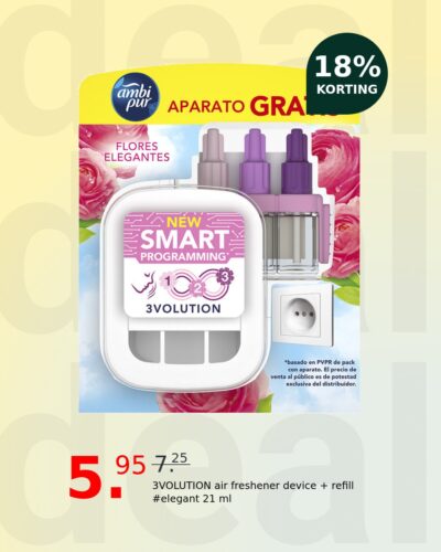3VOLUTION air freshener device + refill #elegant 21 ml