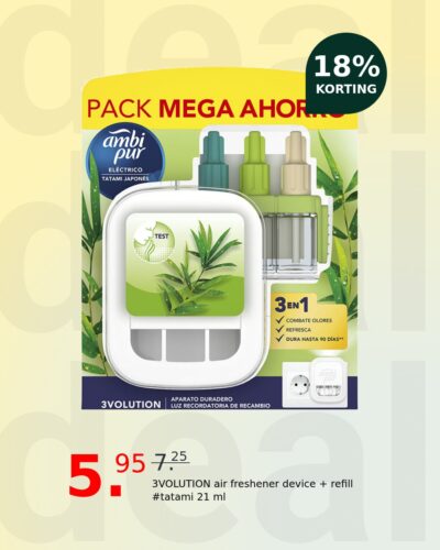 3VOLUTION air freshener device + refill #tatami 21 ml