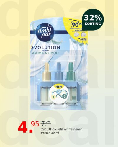 3VOLUTION refill air freshener #clean 20 ml