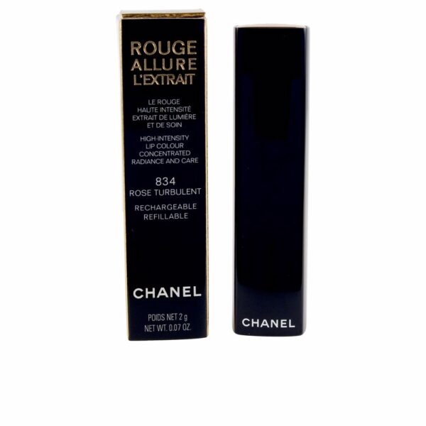 Chanel ROUGE ALLURE L'EXTRAIT rechargeable lipstick #834 rose turbulent 2 gr