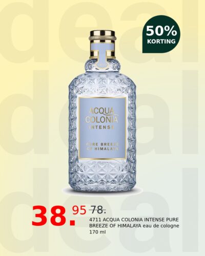 4711 ACQUA COLONIA INTENSE PURE BREEZE OF HIMALAYA eau de cologne 170 ml