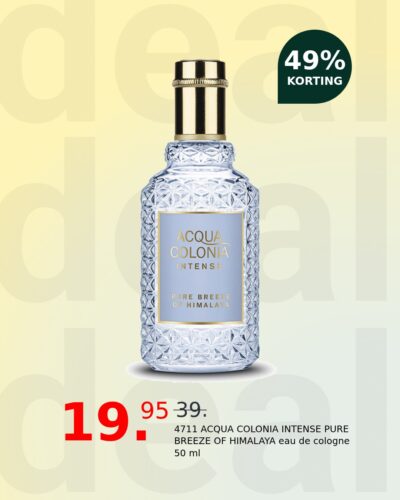 4711 ACQUA COLONIA INTENSE PURE BREEZE OF HIMALAYA eau de cologne 50 ml