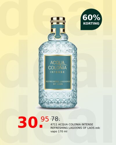 4711 ACQUA COLONIA INTENSE REFRESHING LAGOONS OF LAOS edc vapo 170 ml