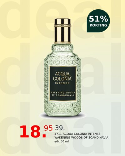 4711 ACQUA COLONIA INTENSE WAKENING WOODS OF SCANDINAVIA edc 50 ml