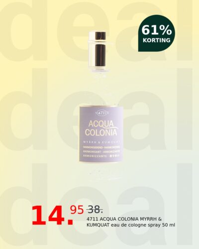 4711 ACQUA COLONIA MYRRH & KUMQUAT eau de cologne spray 50 ml