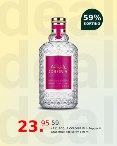 4711 ACQUA COLONIA Pink Pepper & Grapefruit edc spray 170 ml