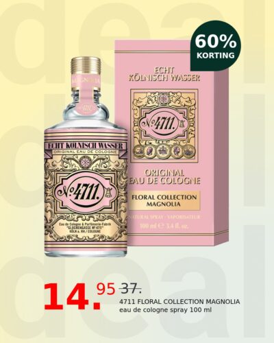 4711 FLORAL COLLECTION MAGNOLIA eau de cologne spray 100 ml
