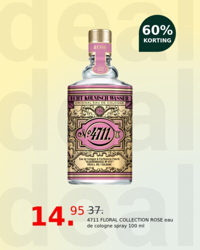 4711 FLORAL COLLECTION ROSE eau de cologne spray 100 ml