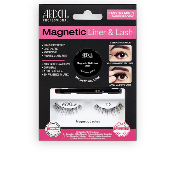 MAGNETIC LINER & LASH eyelashes #110 + gel liner 3 u