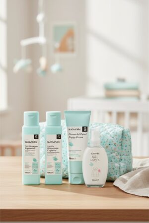 Suavinex NECESER TELA VIAJE #AZUL set 5 pz