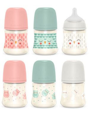 Suavinex BONHOMIA biberón premium tetina 3 posiciones 150 ml