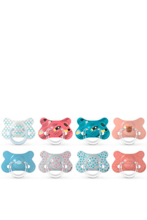 Suavinex Pack of 2 Fusion Silicone Pacifiers with Physiological Teat 4-18M