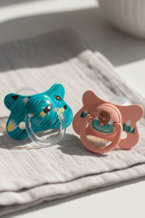 Suavinex Pack of 2 Fusion Silicone Pacifiers with Physiological Teat 4-18M