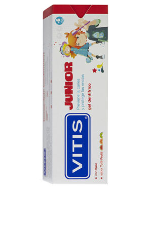 Vitis JUNIOR toothpaste gel with fluoride #Tutti Frutti 75 ml