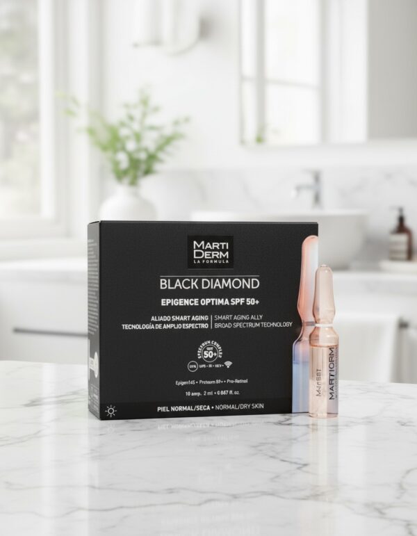 BLACK DIAMOND EPIGENCE OPTIMA ampoules for normal-dry skin SPF50+ 10 x 2 ml - Image 2