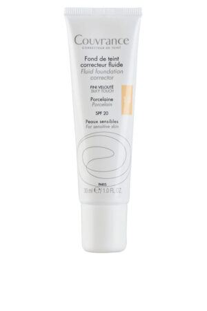 AvÈne COUVRANCE fluid makeup base for sensitive skin #honey 30 ml