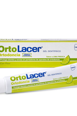 ORTOLACER gel dentífrico lima 75 ml